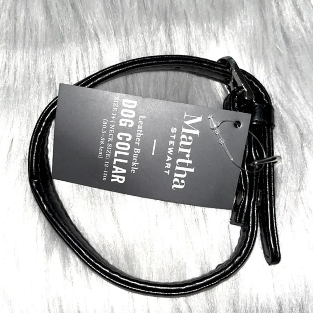 Martha Stewart Leather Dog Collar